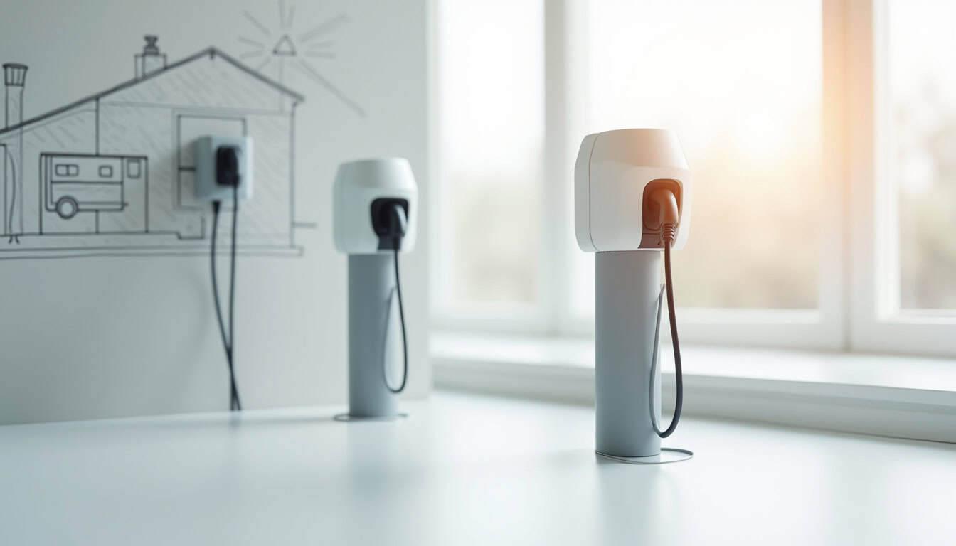 Comparaison visuelle des différents types de bornes de recharge électrique disponibles à Avessac