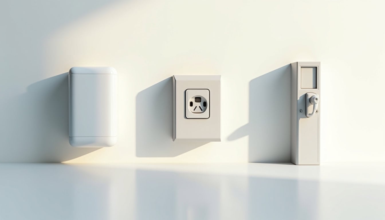 Comparaison visuelle des différents types de bornes de recharge: Wallbox, prise renforcée et borne publique