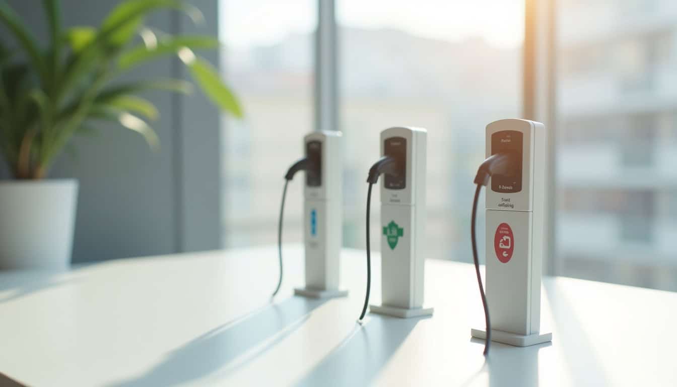 Comparatif des différents modèles de bornes de recharge pour véhicules électriques installées à Metz