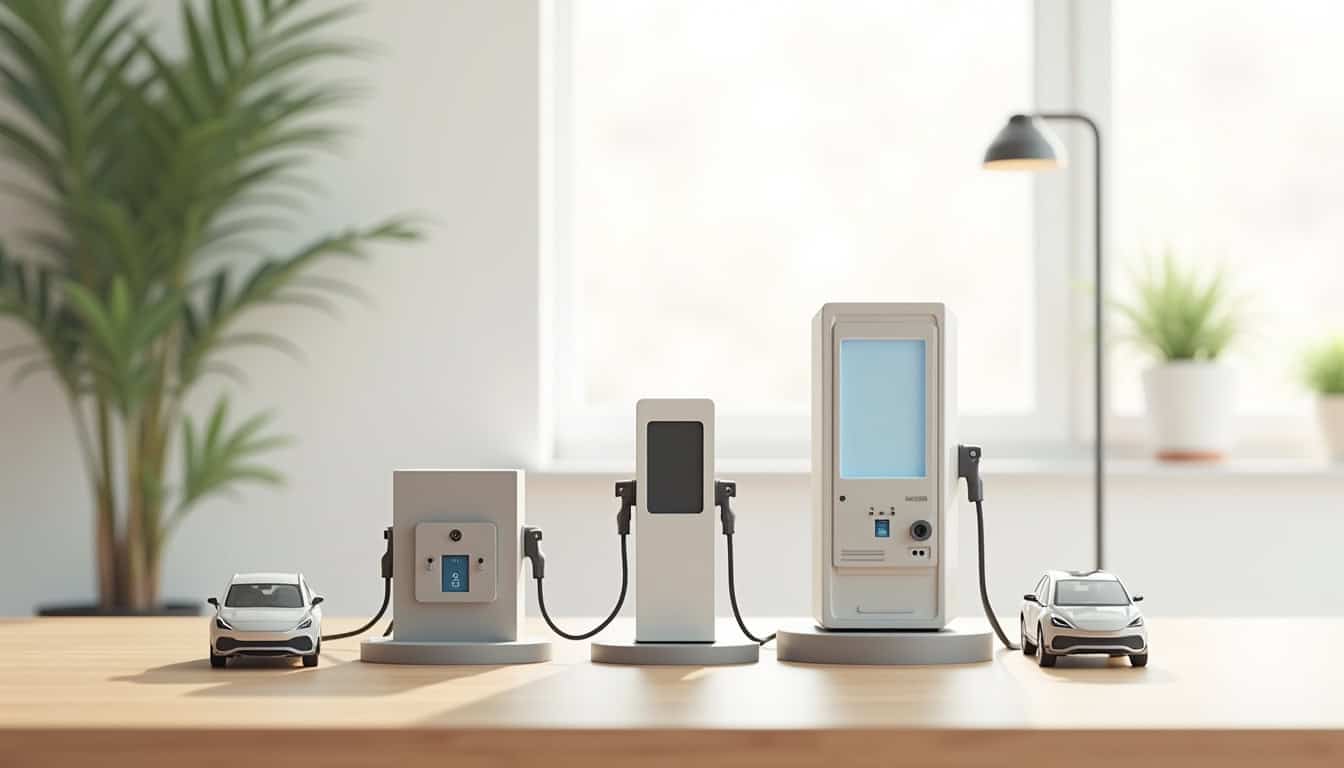 Comparatif des différents types de bornes de recharge pour véhicules électriques