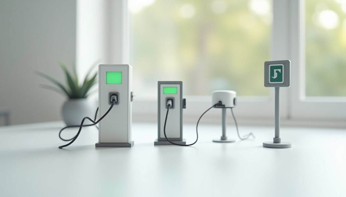 Comparatif des différents types de bornes de recharge pour véhicules électriques