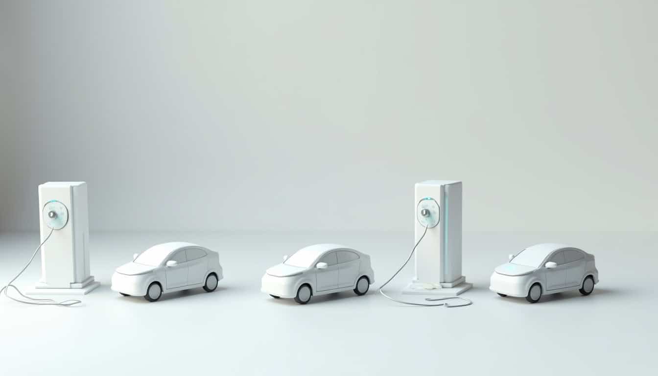 Comparatif des puissances de borne électrique et temps de recharge