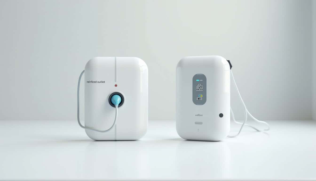 Comparatif des solutions de recharge électrique à domicile à Champniers: prise renforcée et wallbox