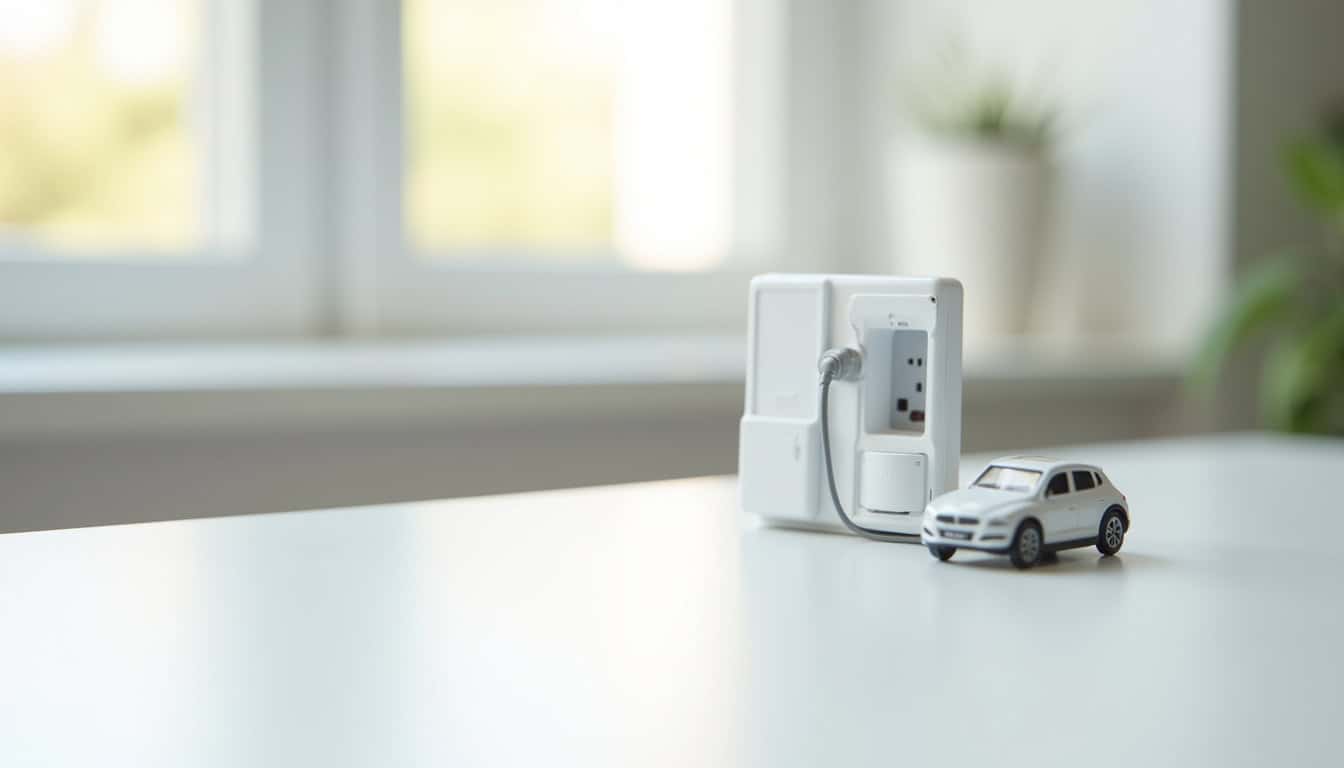 Comparatif visuel des différentes options de recharge pour véhicule électrique: prise domestique, prise renforcée, wallbox