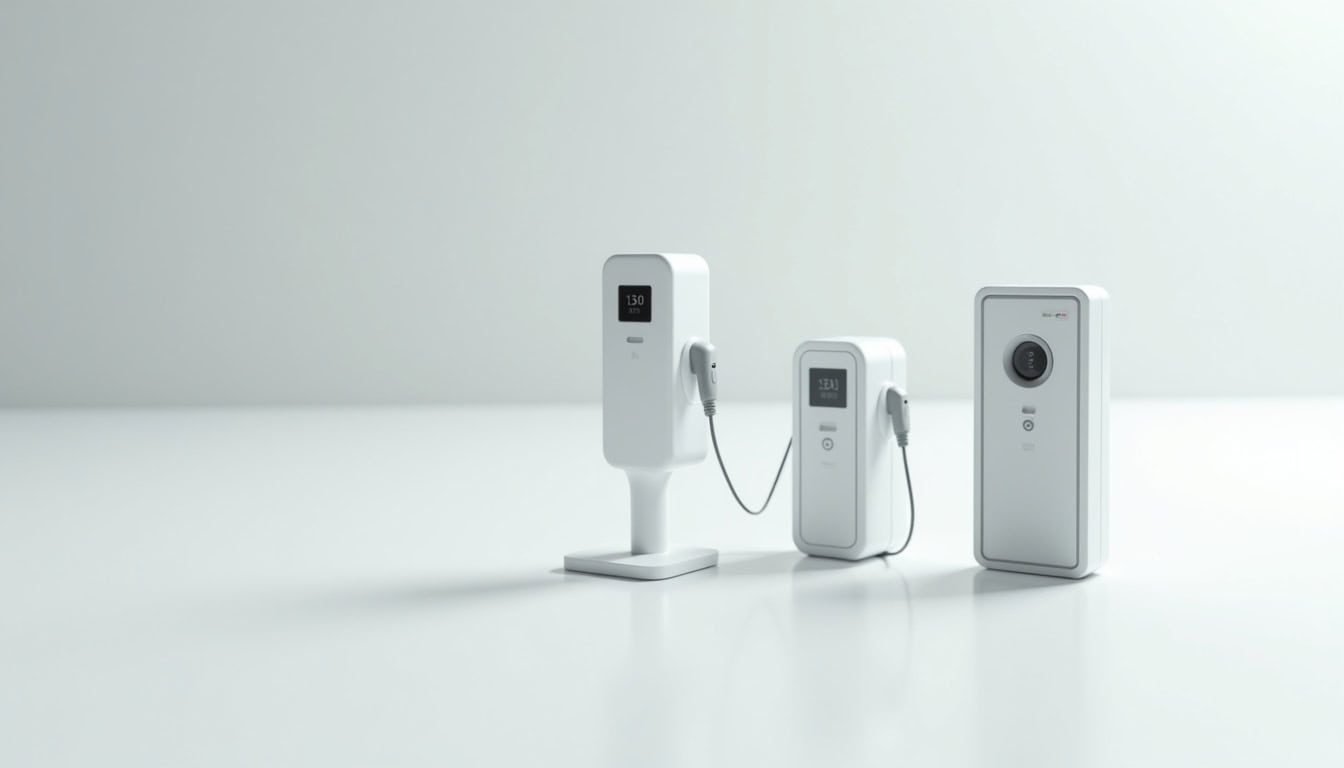 Différents modèles de bornes de recharge électrique disponibles sur le marché