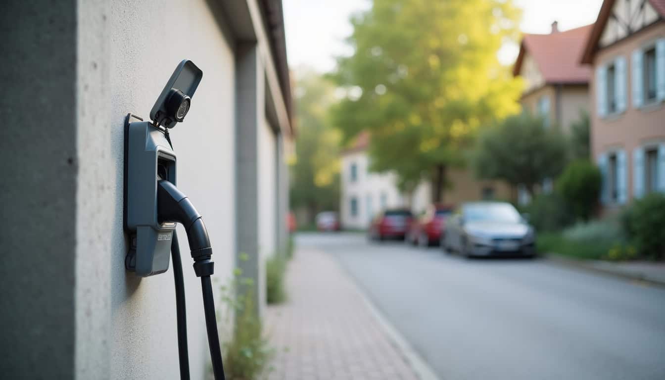 Différents modèles de bornes de recharge électrique installées à Ozoir-la-Ferrière