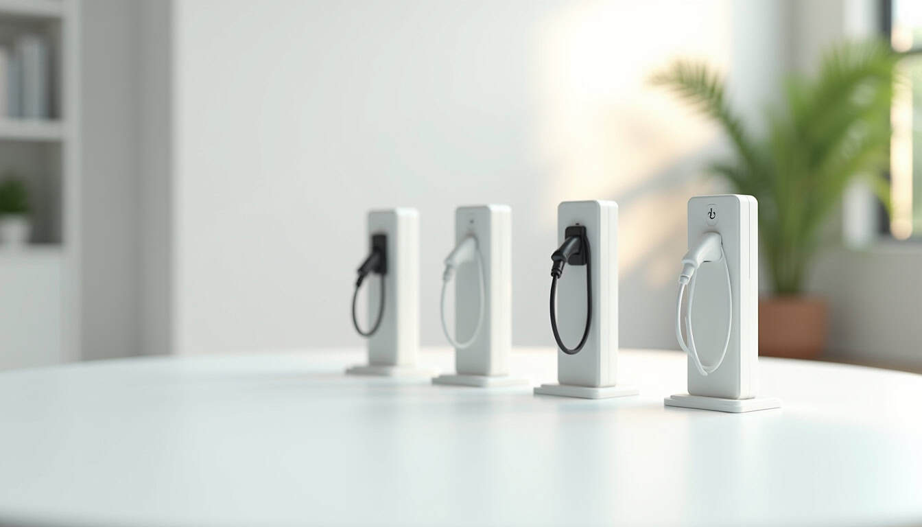 Différents modèles de bornes de recharge électrique pour véhicules