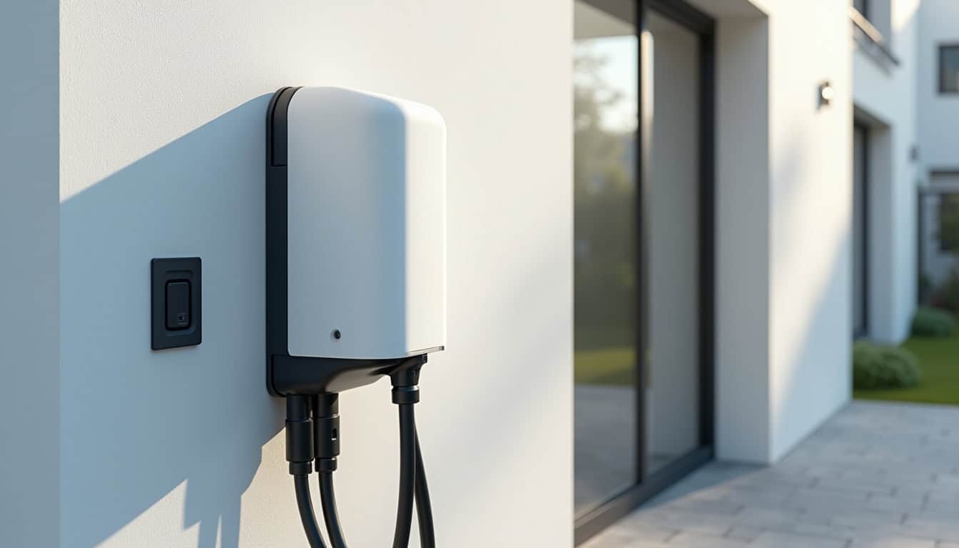 Différents modèles de bornes de recharge murales et prises renforcées
