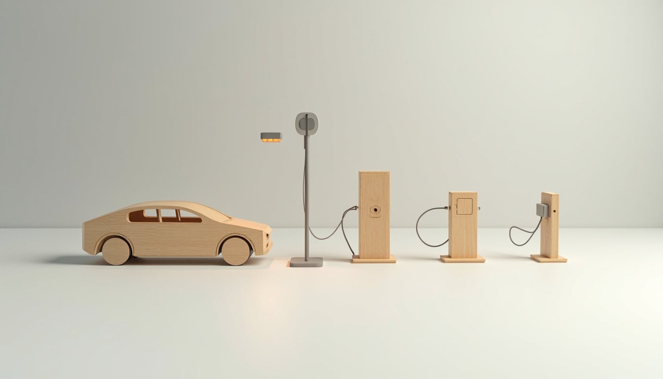 Différents modèles de bornes de recharge pour voitures électriques