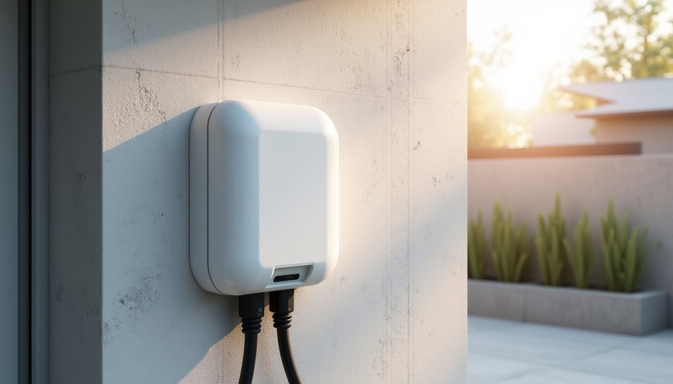 Différents modèles de bornes électriques murales pour usage domestique