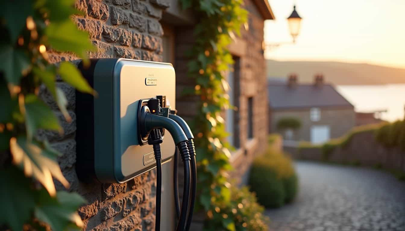 Différents types de bornes de recharge électrique installées à Pleslin-Trigavou
