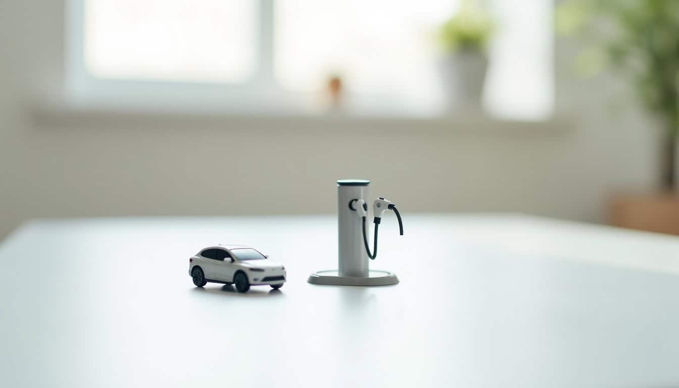 Différents types de bornes de recharge électrique pour voitures en milieu rural et urbain