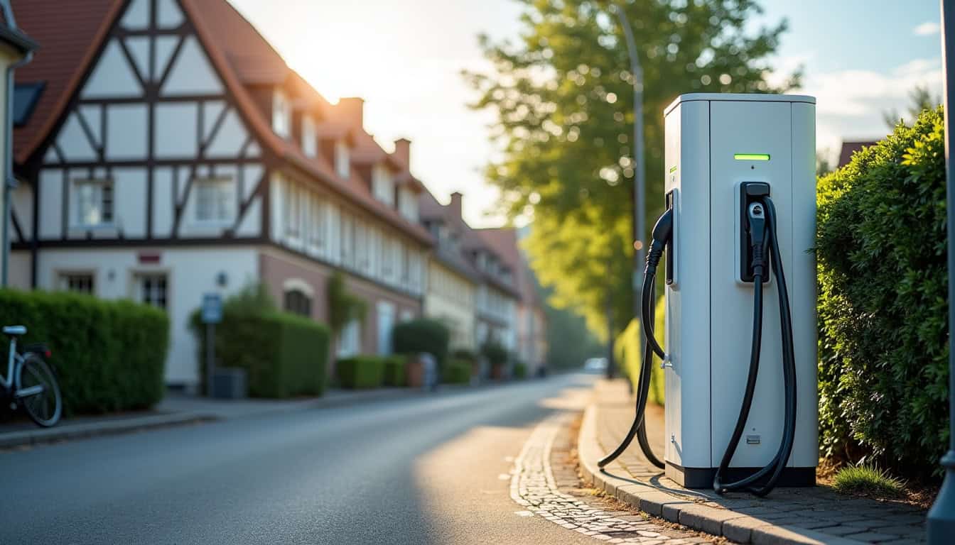 Différents types de bornes de recharge pour véhicules électriques installées à Stotzheim