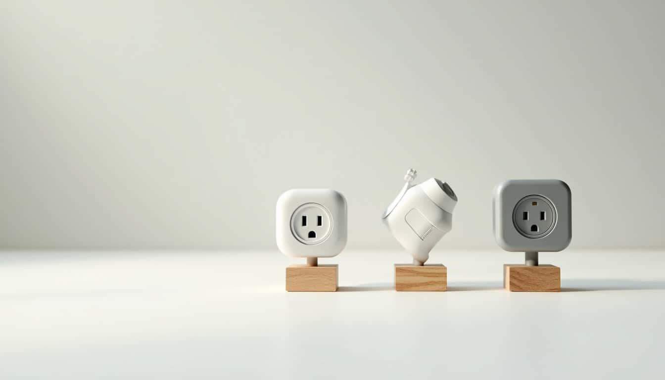 Différents types de bornes de recharge pour véhicules électriques: wallbox, prise renforcée et prise domestique