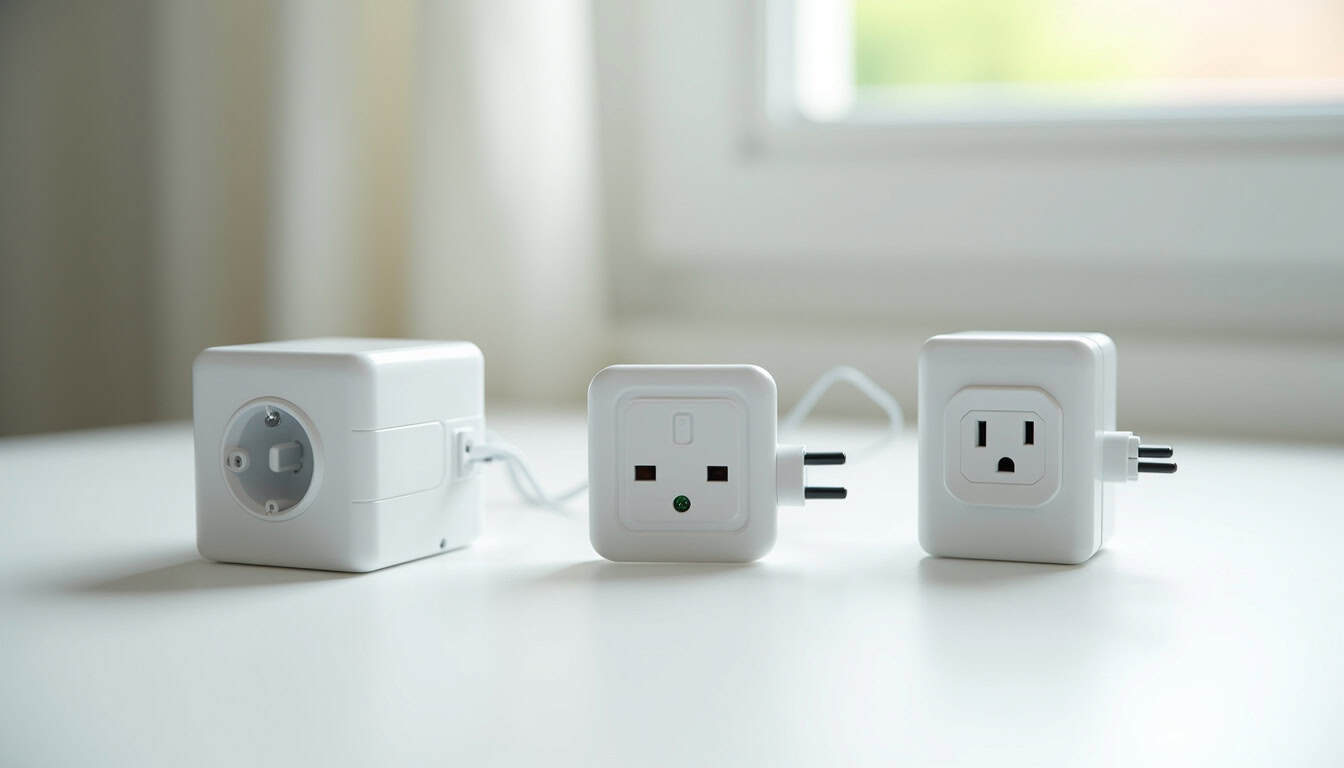 Différents types de bornes électriques installées à Cenon: wallbox, prise renforcée et borne connectée