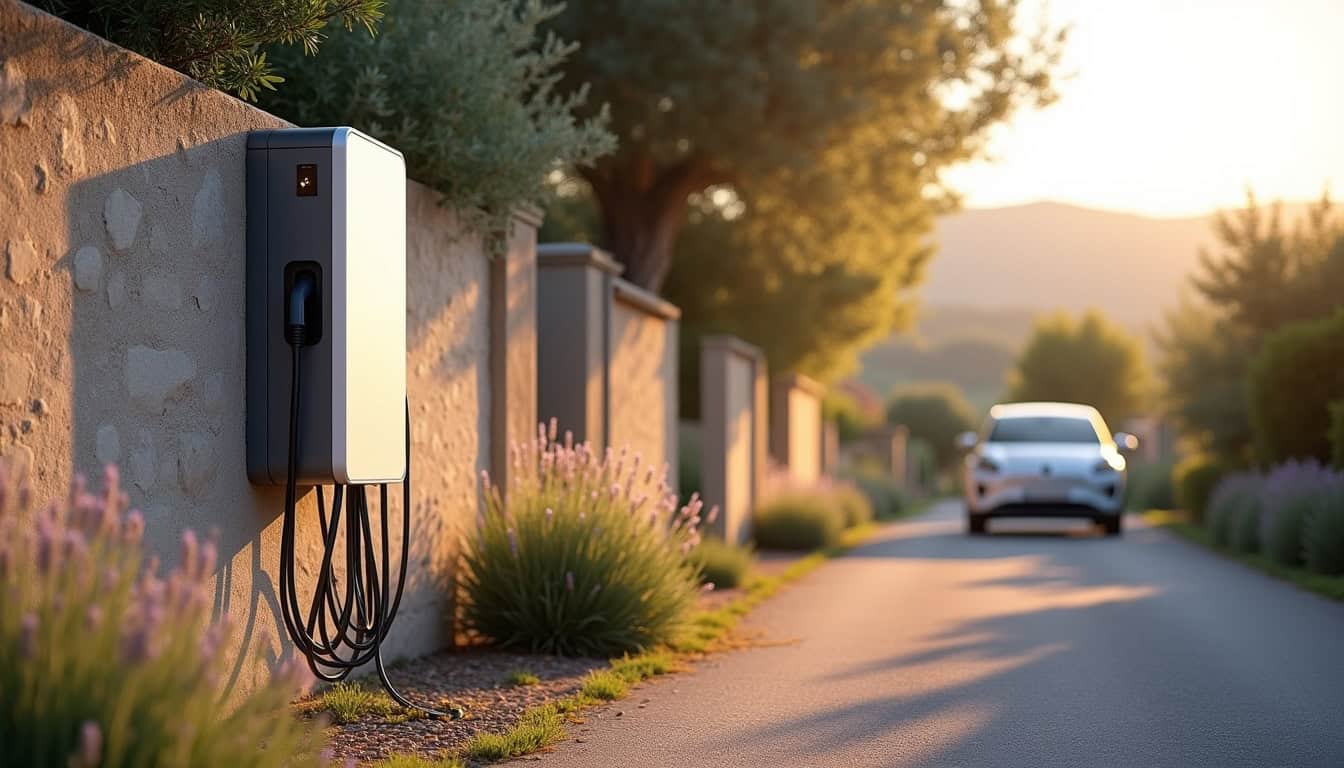 Différents types de bornes électriques installées à Montboucher-sur-Jabron