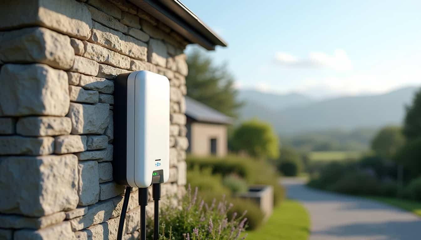 Différents types de bornes électriques pour véhicule électrique à Pléchâtel