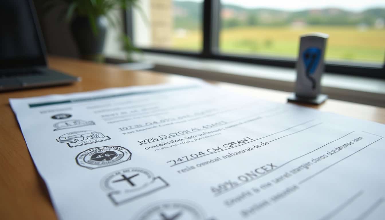 Document officiel montrant les aides pour l