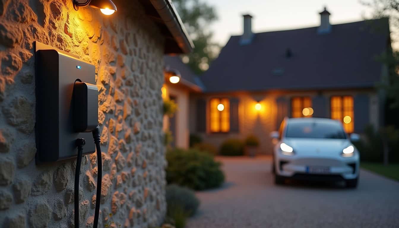 Emplacement idéal pour une borne de recharge électrique à l'extérieur d'une maison à Cousances-les-Forges