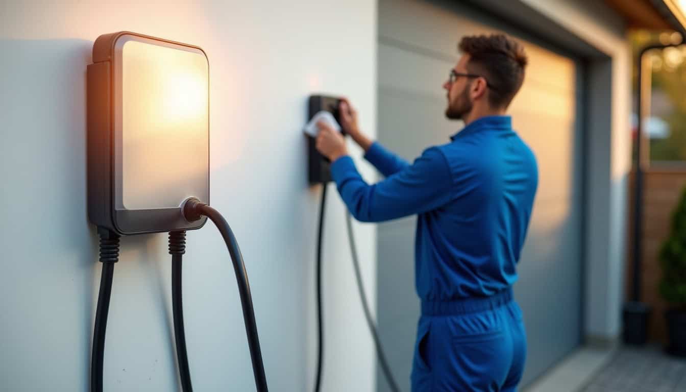 Entretien d'une borne de recharge électrique à Pussay