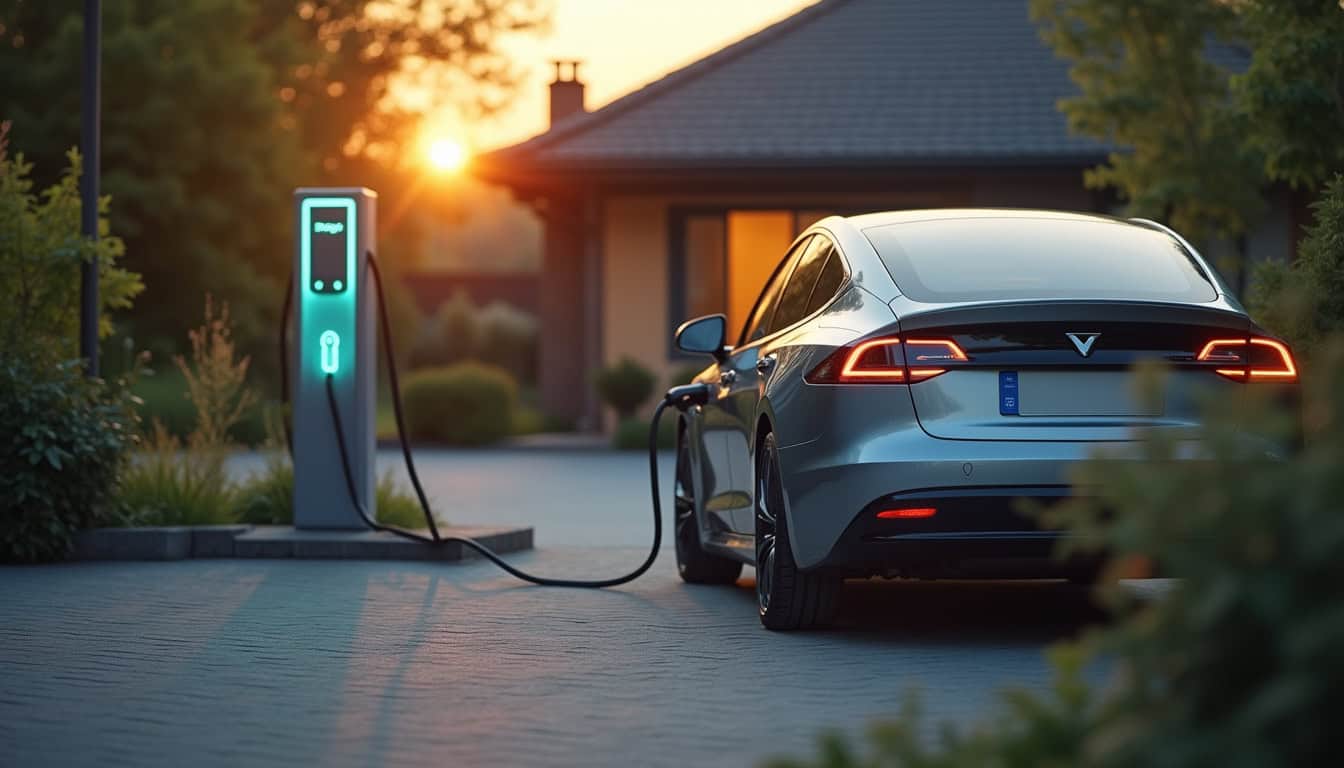 Illustration des avantages d'installer une borne de recharge à domicile à Bischwiller