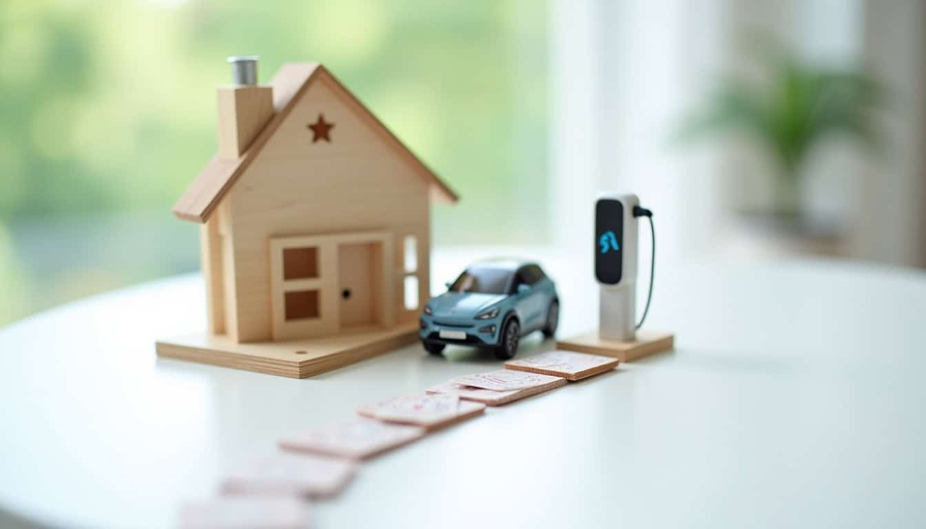 Illustration des différentes étapes administratives et techniques pour l'installation d'une borne de recharge à Péronne-en-Mélantois