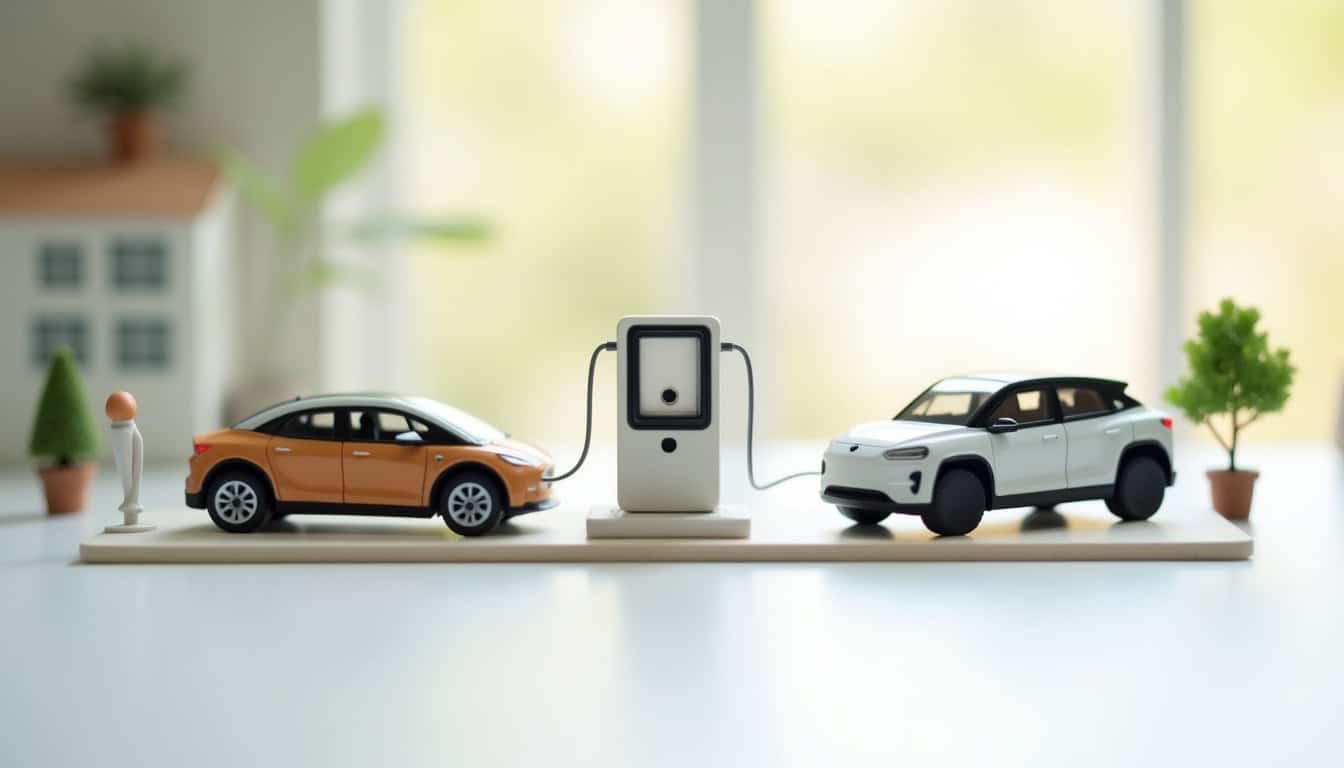 Illustration des questions fréquentes sur les bornes de recharge électriques à Moëlan-sur-Mer