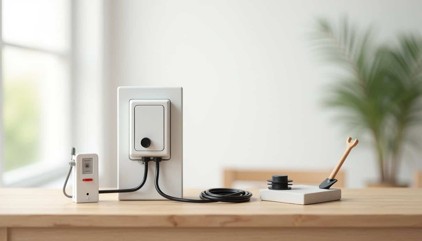 Illustration du coût de pose d'une borne de recharge électrique à Blanquefort avec détail des composantes