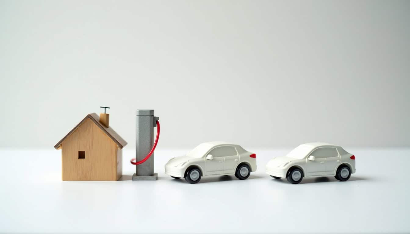 Infographie comparant le coût de recharge à domicile et en station publique à Évran