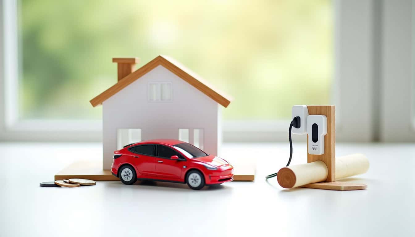 Infographie des aides pour borne électrique: crédit d