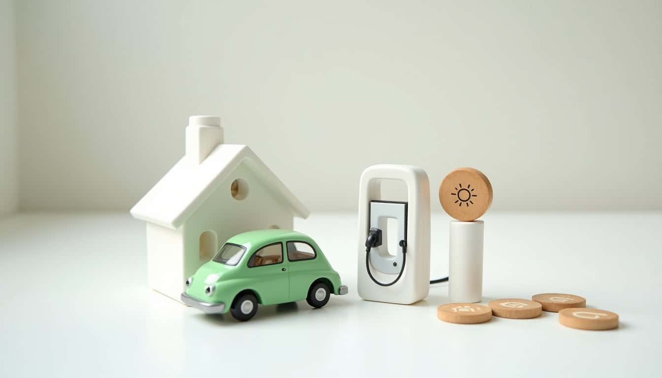 Infographie illustrant les aides disponibles pour l'installation d'une borne de recharge électrique