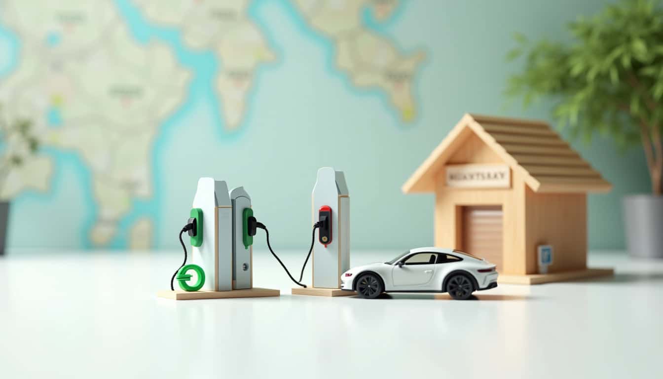Infographie illustrant les aides financières disponibles pour l'installation d'une borne de recharge à Hambach