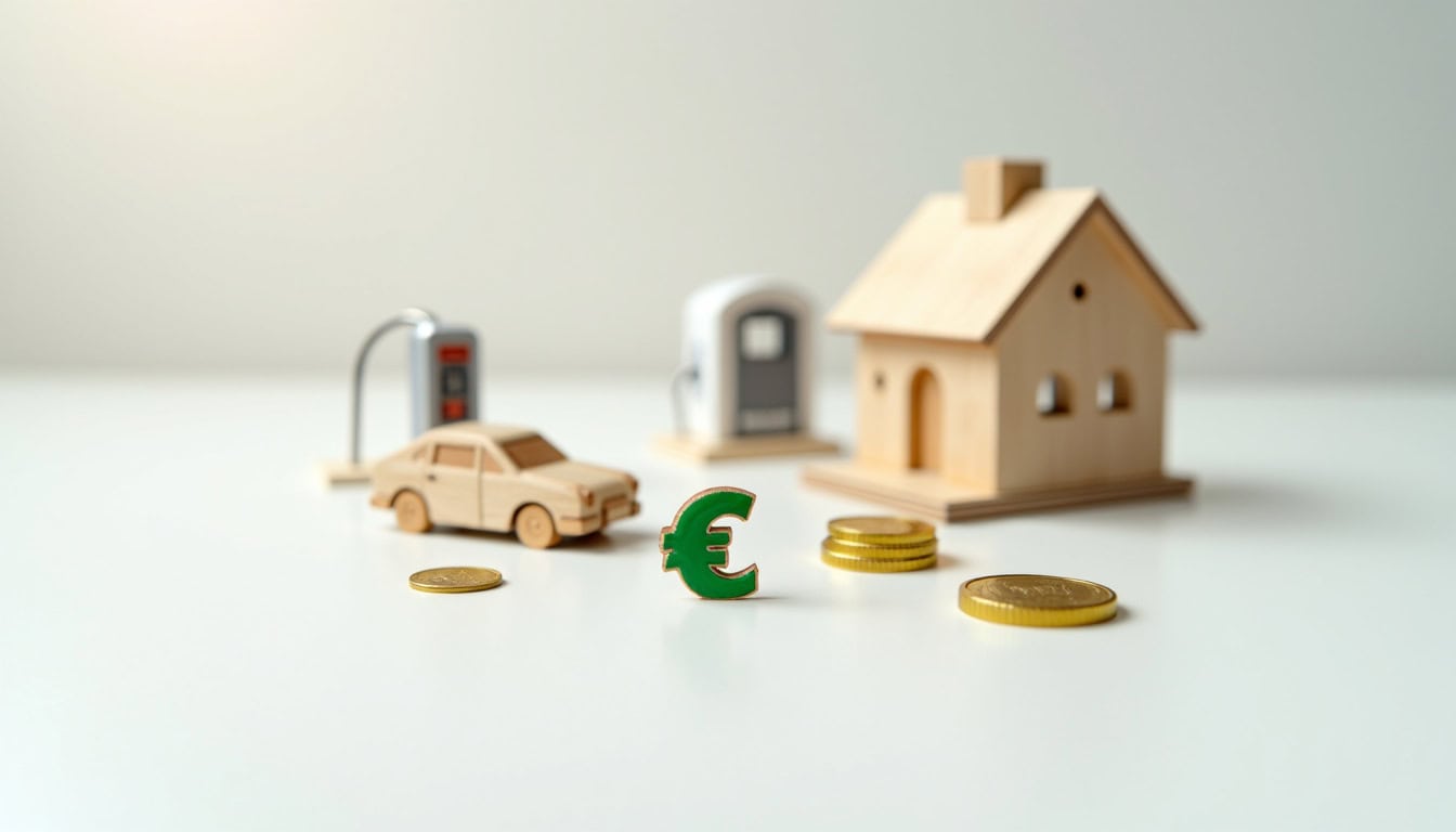 Infographie illustrant les aides financières disponibles pour l'installation d'une borne de recharge électrique en France