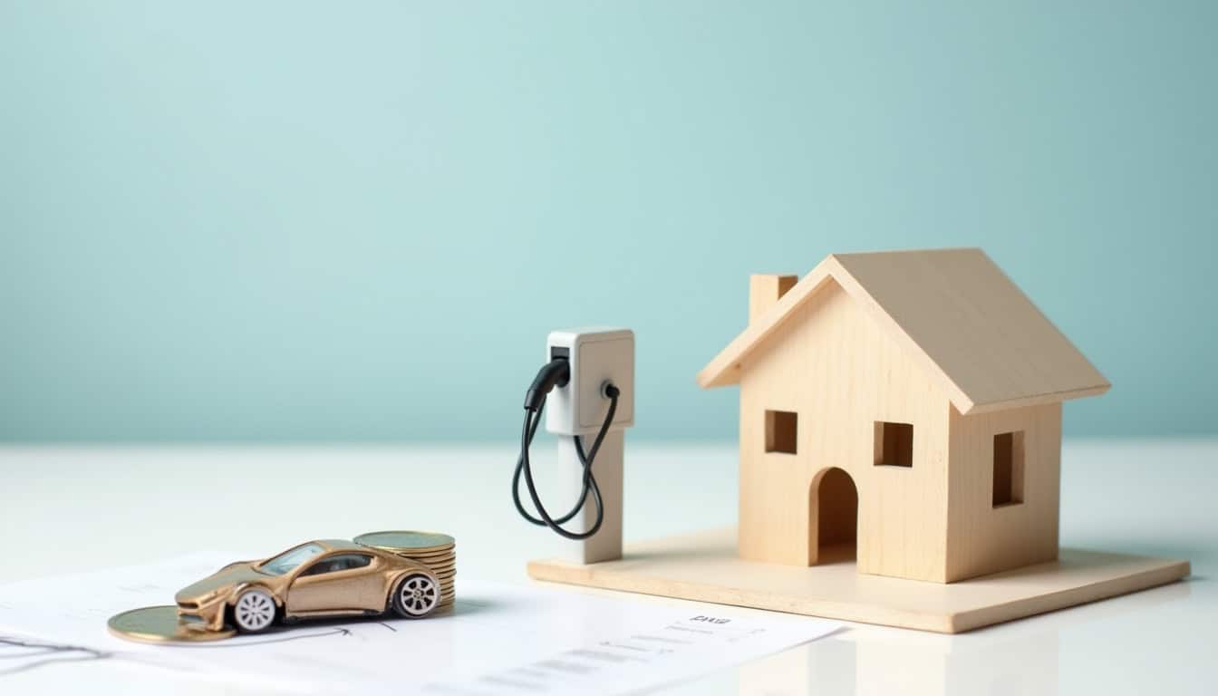 Infographie illustrant les aides financières disponibles pour l'installation d'une borne de recharge électrique en France