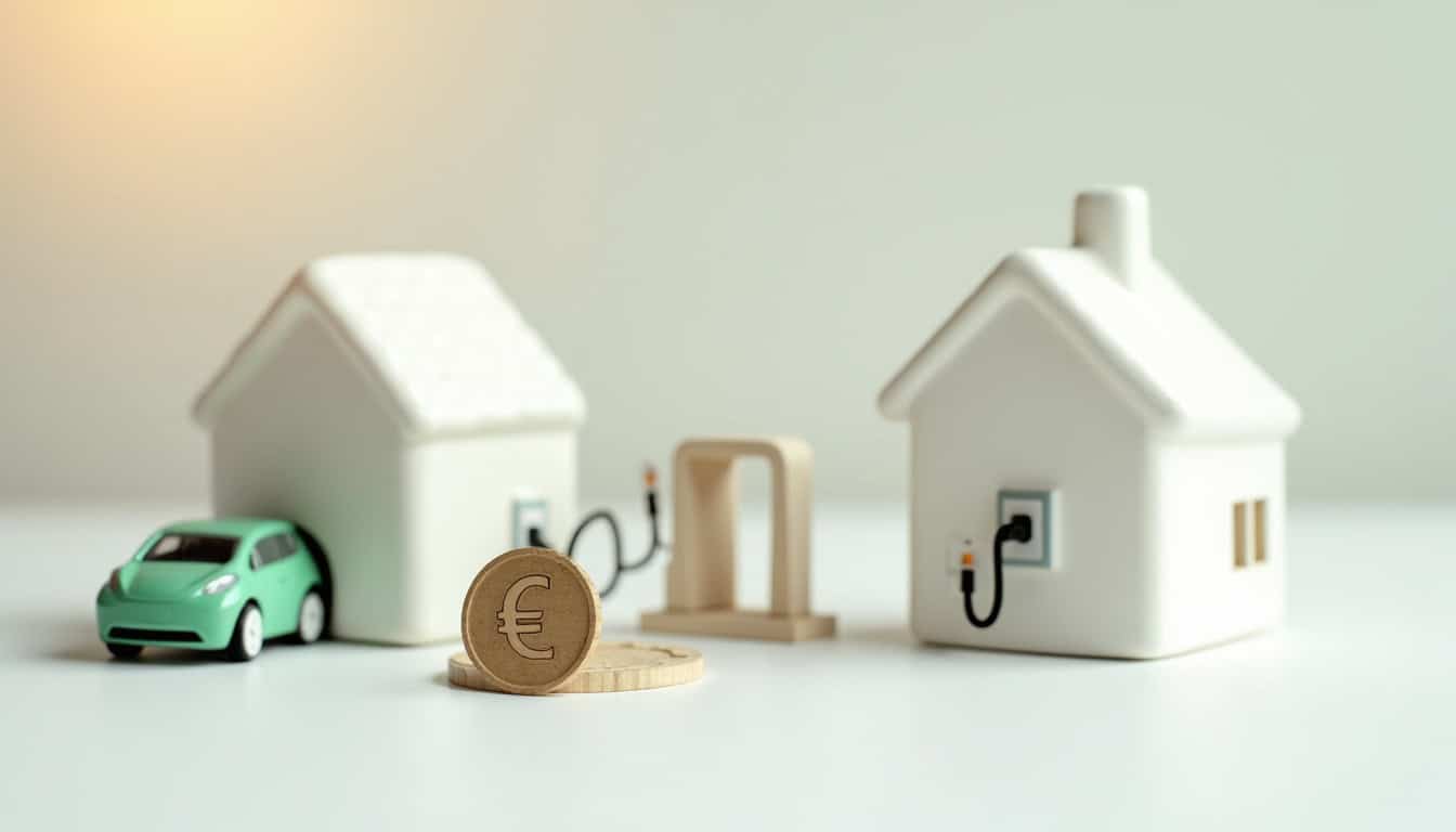 Infographie illustrant les aides financières pour l'installation de bornes de recharge en 2026