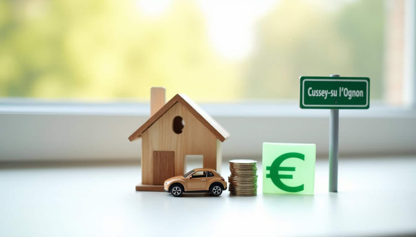 Infographie illustrant les aides financières pour l'installation d'une borne électrique à Cussey-sur-l'Ognon
