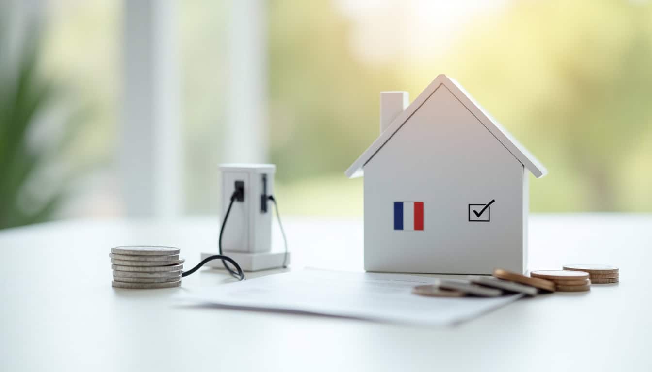 Infographie illustrant les aides financières pour l'installation d'une borne électrique à Rodelle