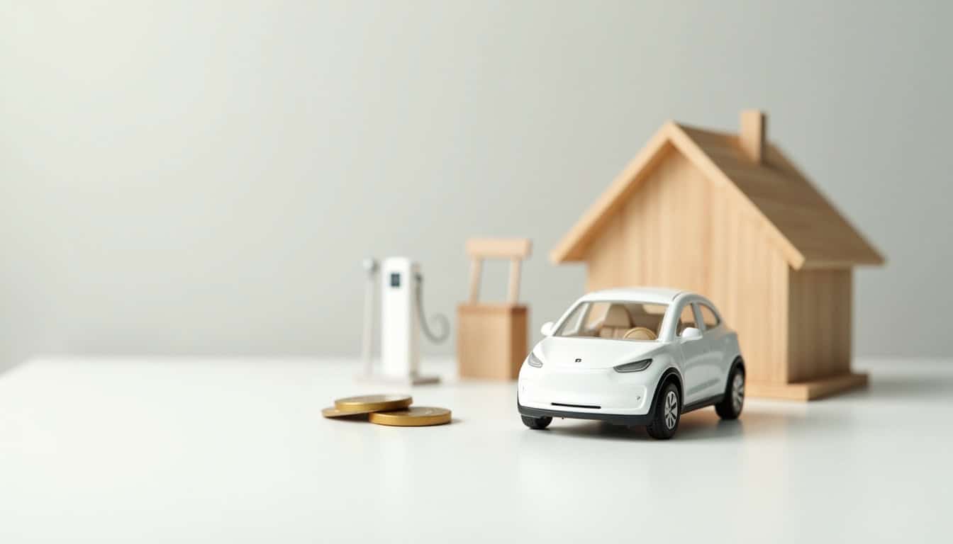 Infographie illustrant les aides financières pour l'installation d'une borne électrique