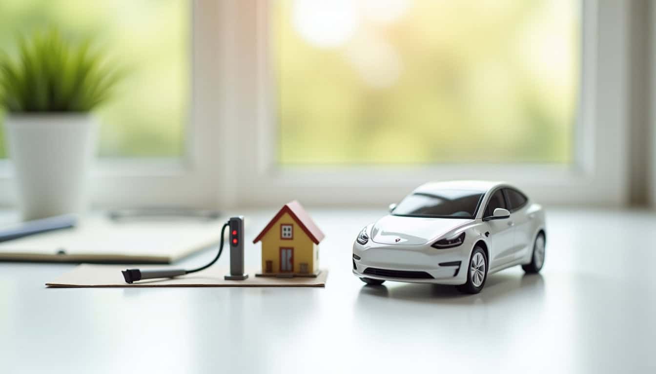 Infographie illustrant les aides financières pour l'installation d'une borne électrique