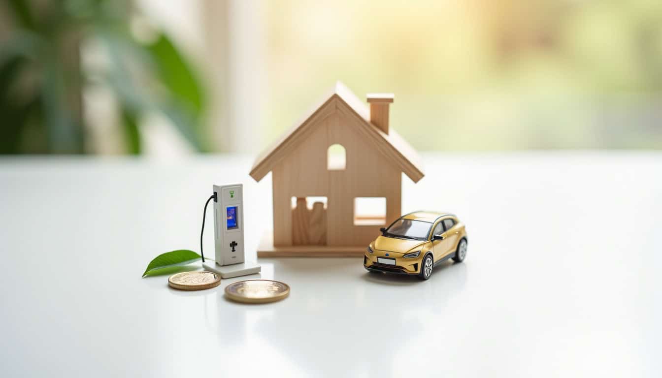 Infographie illustrant les différentes aides financières disponibles pour l'installation d'une borne de recharge électrique en France