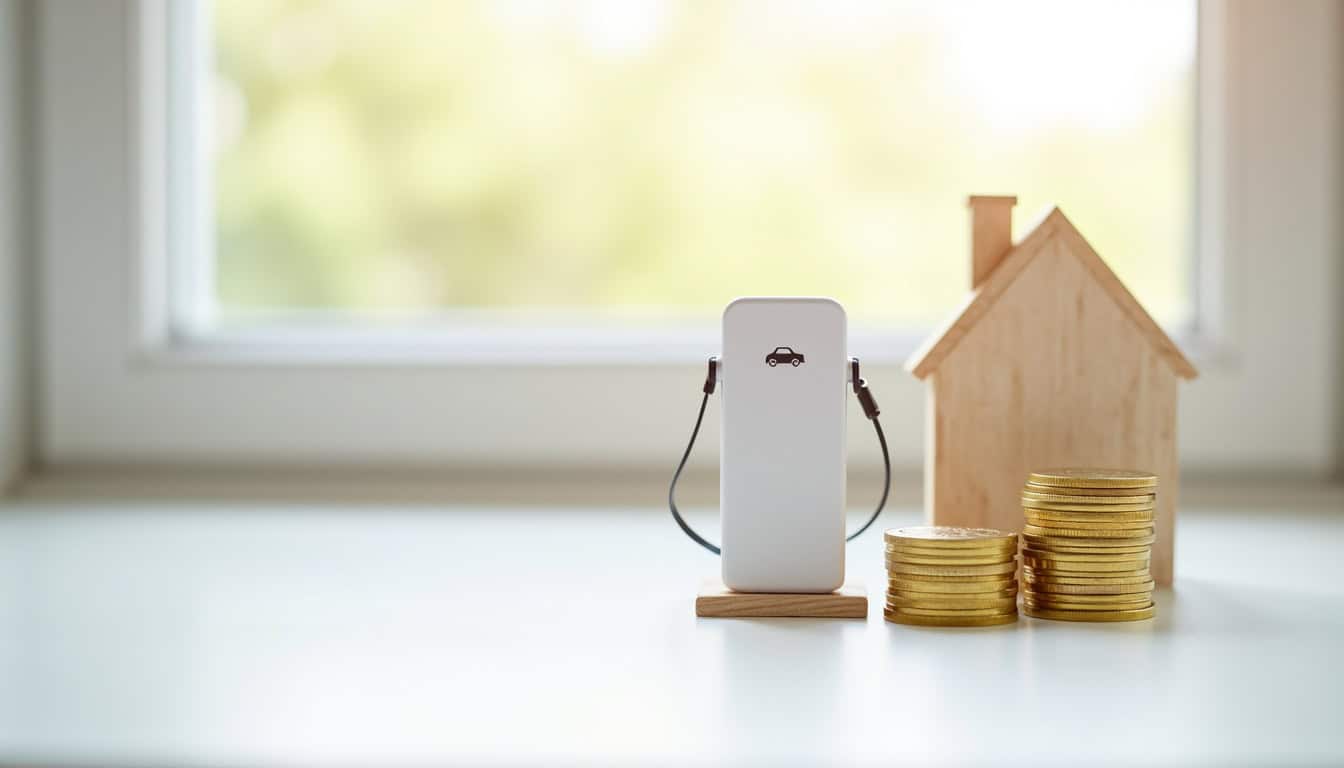 Infographie illustrant les différentes aides financières disponibles pour l'installation d'une borne électrique à Louvigny