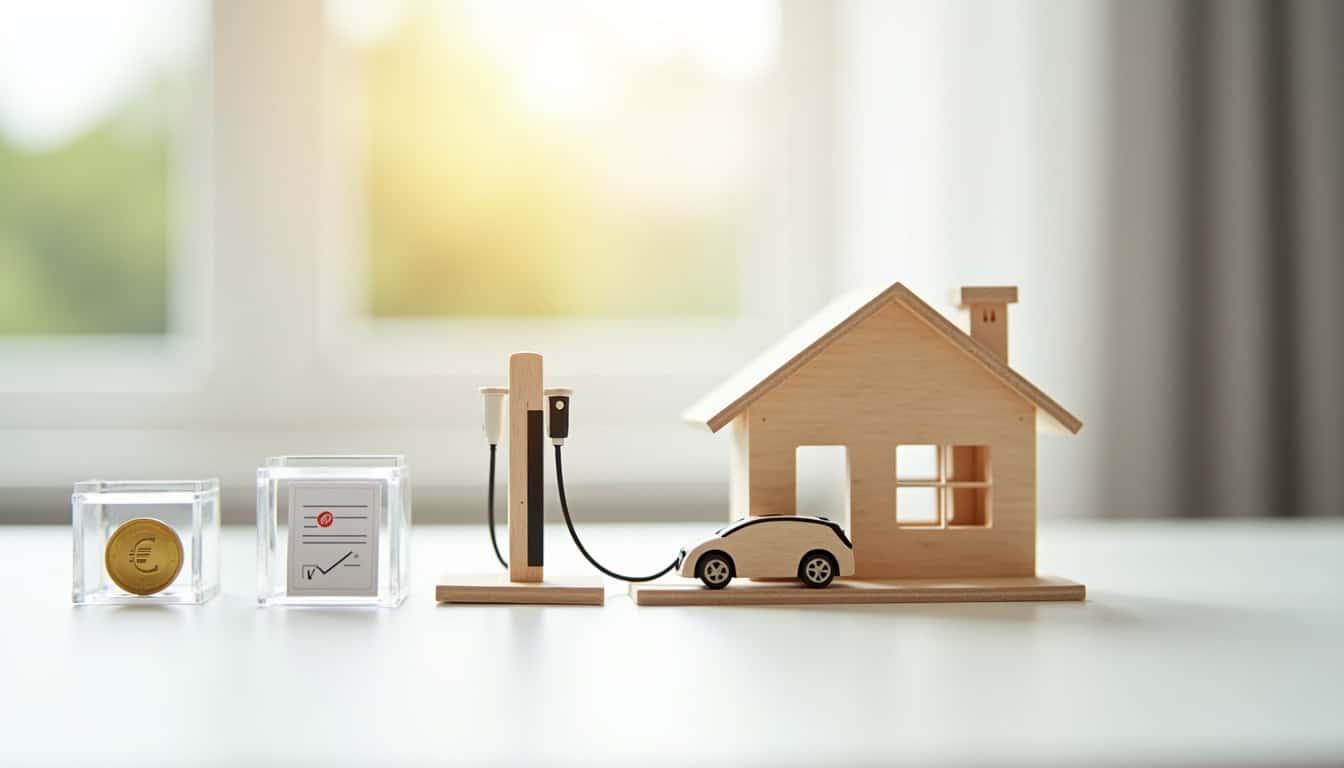 Infographie illustrant les différentes aides financières pour l'installation d'une borne de recharge électrique à Ramonville-Saint-Agne