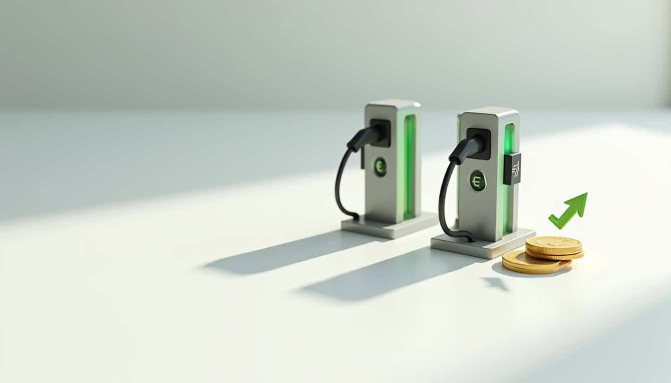 Infographie illustrant les différentes aides financières pour l'installation d'une borne de recharge électrique