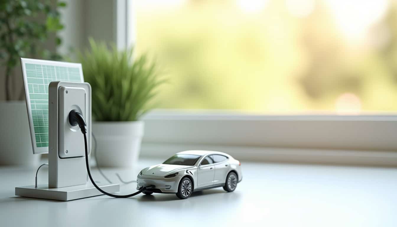 Installation d'une borne de recharge connectée à un système photovoltaïque à Técou
