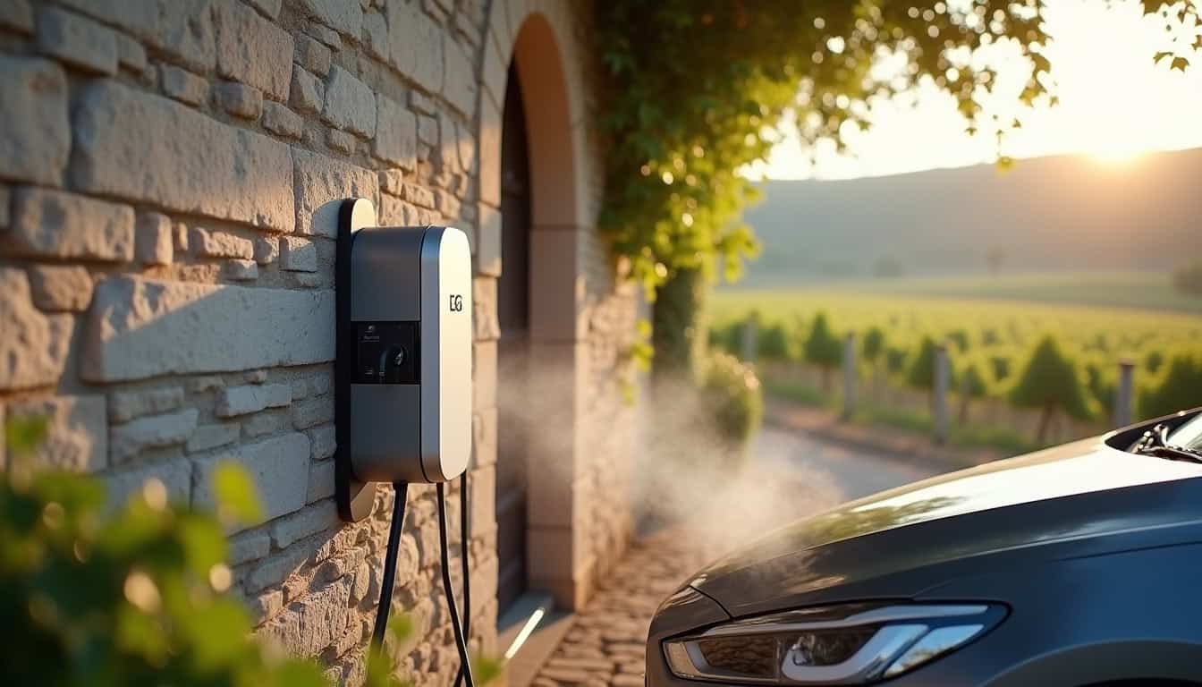Installation d'une borne de recharge dans un garage privé à Siorac-en-Périgord