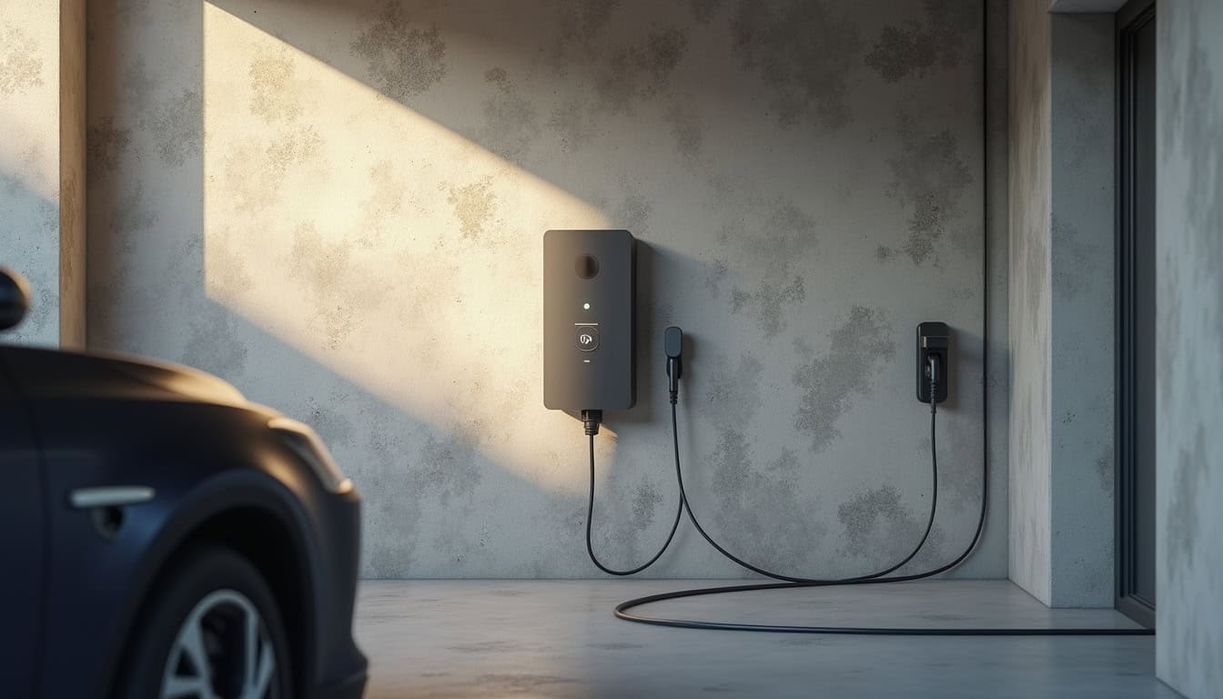Installation d'une borne de recharge dans un garage privé à Strasbourg