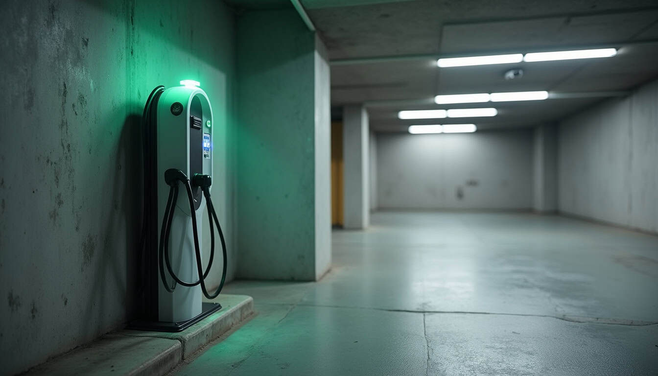 Installation d'une borne de recharge dans un parking de copropriété à Saint-Ismier