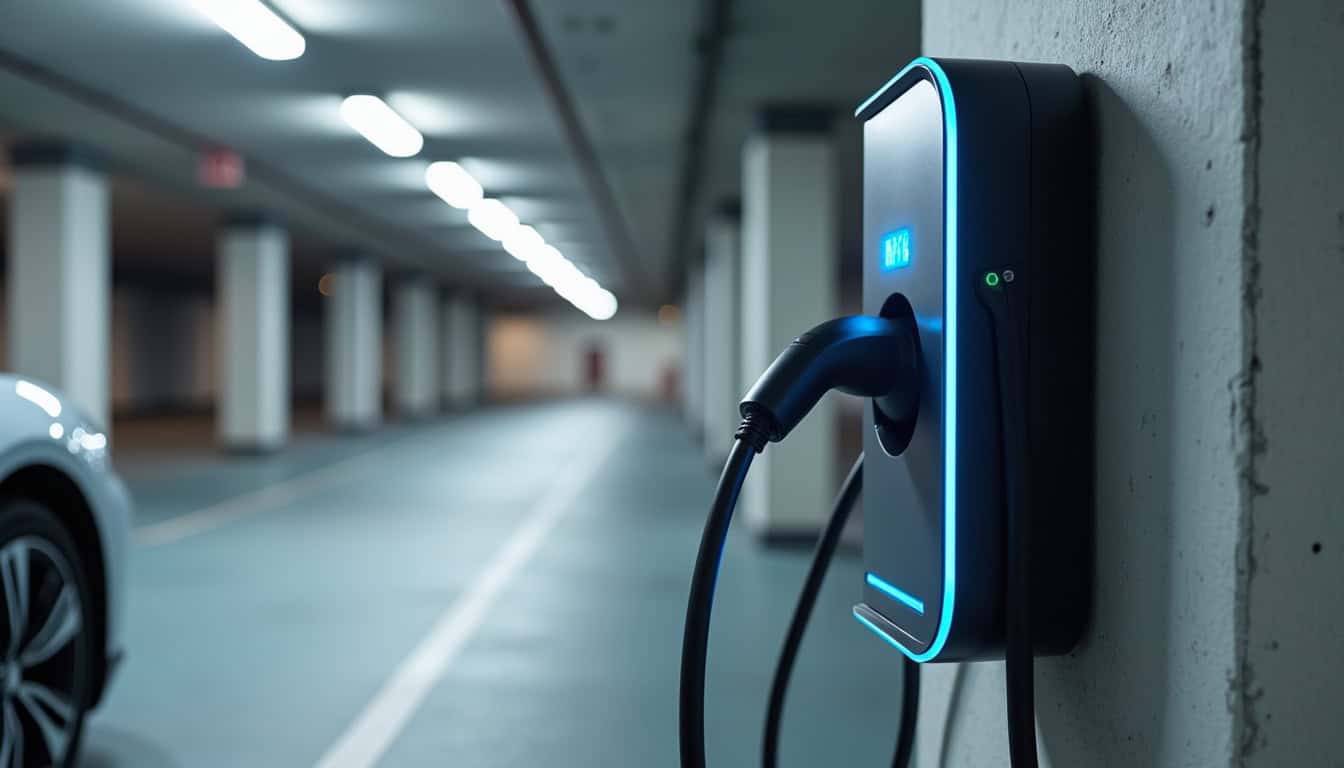 Installation d'une borne de recharge dans un parking de copropriété