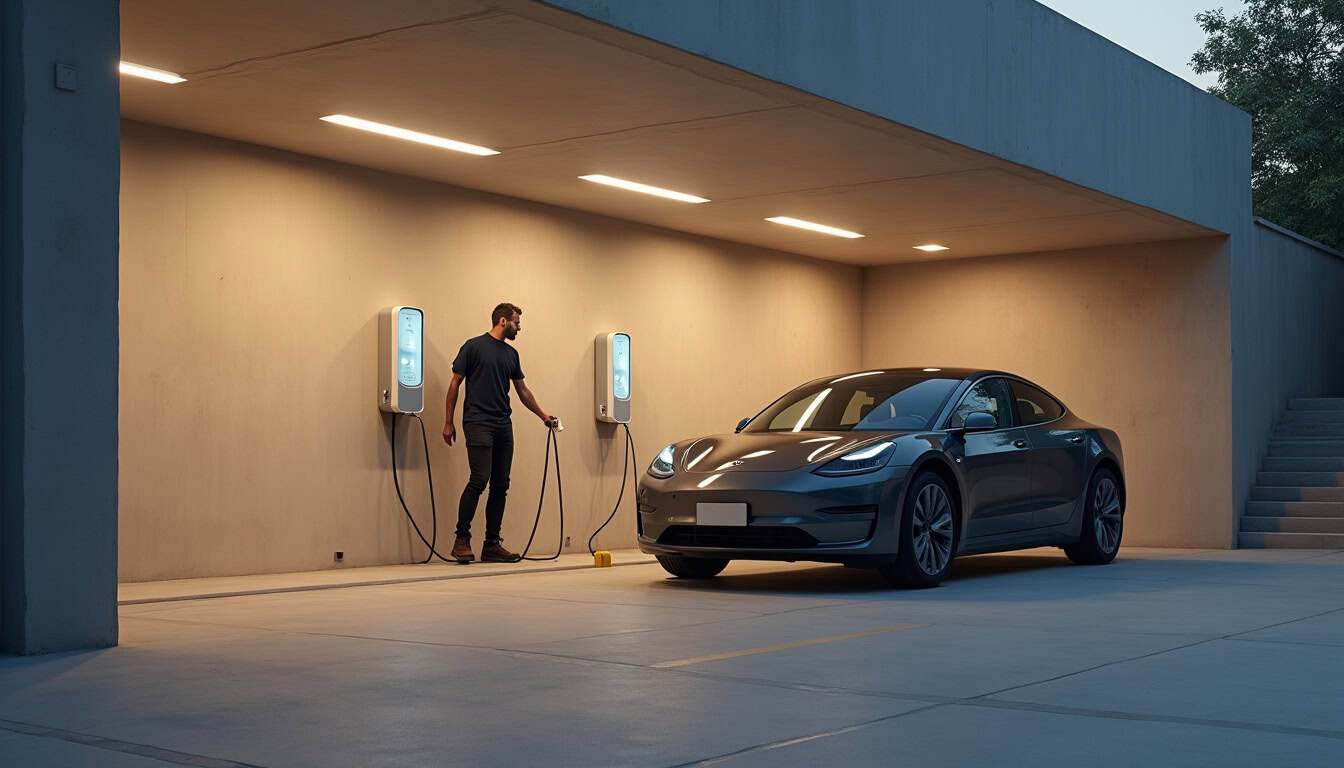 Installation d'une borne de recharge dans une résidence en copropriété à Cambes