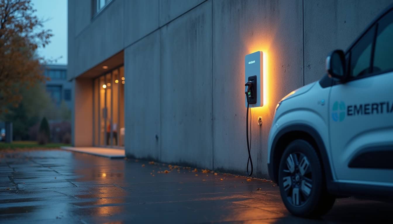 Installation d'une borne de recharge de 22 kW pour une entreprise à Paimbœuf